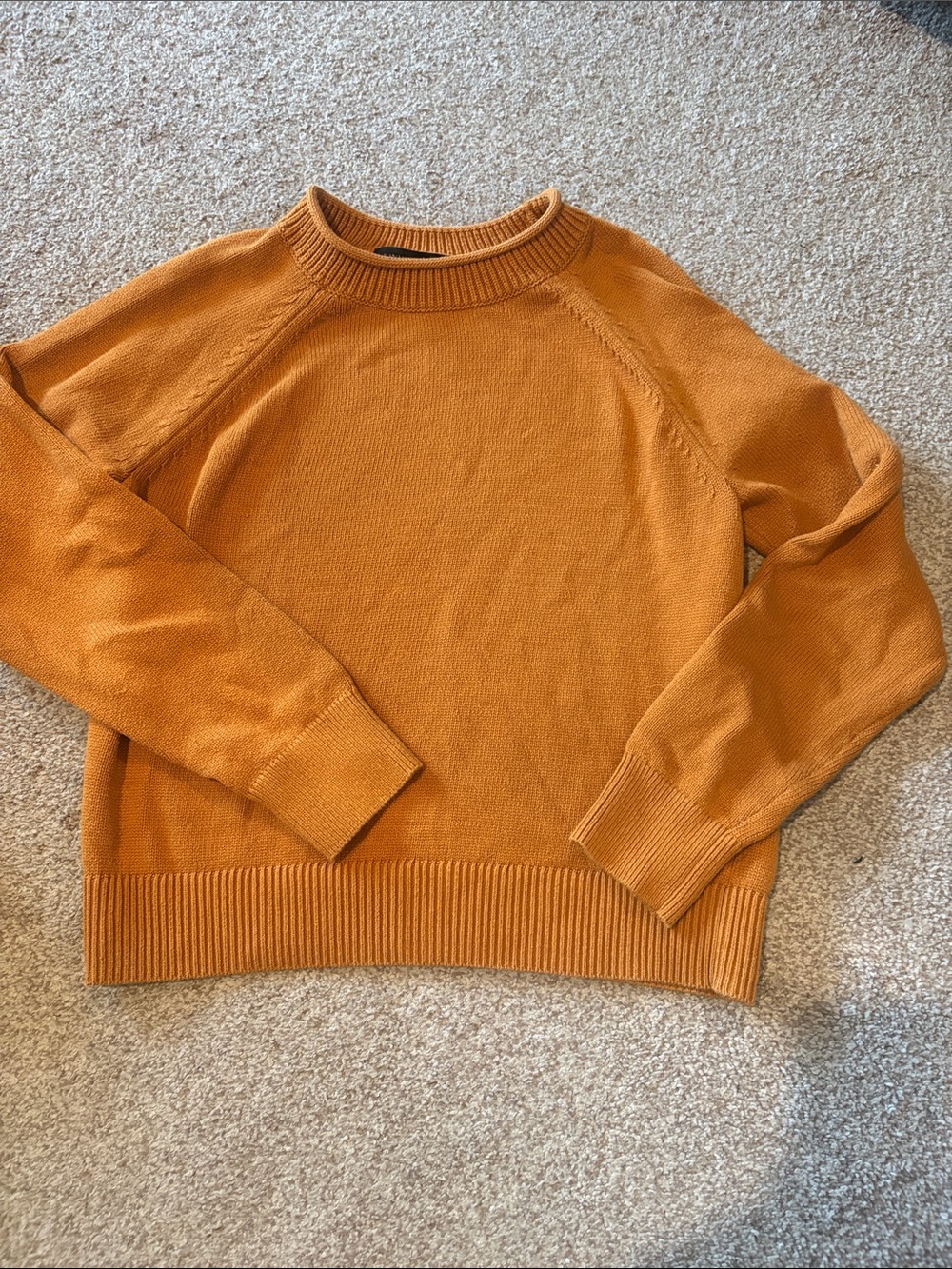 Banana Republic Women's Scoop Neck Sweater in Burnt Orange